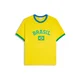 Bershka Majica MUNDIAL modra / rumena / zelena / bela