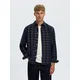 SELECTED Srajca SLMCLAUS-PAU temno modra/bela