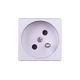 shumee Enojna vtičnica Simon Connect K45 z/brez 16A IP20 eloksiran aluminij K02/8