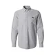 WRANGLER Srajca OXFORD SHIRT pegasto siva