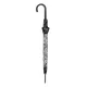 Doppler Ženski dežnik FIBER FLEX SCRIBLE AC Black&White Paisley