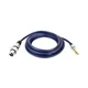 shumee Jack kabel 6,3 mm mono vtič - XLR 3-PIN vtičnica vitalco Jack kabel 6,3 mm mono vtič - XLR 3-PIN vtičnica vitalco 7,5 m (MK17-2)