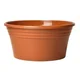 IRIS ploščati cvetlični lonček 14 cm TERRACOTTA