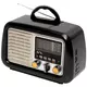 SAL Prenosni retro radio prijemnik RRT2B 3W, FM, USB, microSD, Bluetooth,