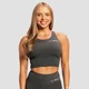 GymBeam Ženski sportski top BEAT Charcoal