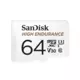 SanDisk miniSDXC kartica 64 GB SanDisk High Endurance Monitoring Class 10, UHS-I, UHS-Class 3, v30 Video Speed Class Uklj. SD-adapter