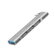 shumee LogiLink USB-C Hub 4x USB-A Ultraslim 1x USB 3.0, 3x USB 2.0 Aluminijast Plug & Play Združljiv s Thunderbolt 3/4 Srebrna