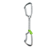 Climbing Technology Lime Set DY Quickdraw Silver Solid Straight/Solid Bent Gate 12.0