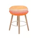 Ambia Home TABURE, les, kovina, umetna masa, tekstil, papir naravne barve, pink