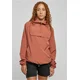 Womens basic terracotta tug of war jacket