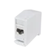 Keystone adapter za DIN letev Cat.6A, 2x RJ45 B/B konektor Cat.5e, oklopljen