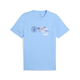 Mens Puma Manchester City ftbl NRGY T-Shirt, Blue, Size L, Sport