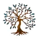 Wallity Zidna dekoracija Tree 2, 60x60cm