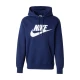 Nike Sportswear Majica CLUB mornarska/bela