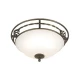 Elstead PB-F-A-BLK-GOLD - Plafonsko svetlo PEMBROKE 2xE27/60W/230V