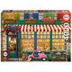 Puzzle Vintage Bookshop Educa 4000 delov od 11 leta