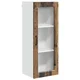 Vidaxl Stenski stekleni omarica PORTO Star les 40 x 31 x 100 cm