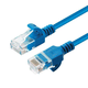 Omrežni kabel UTP CAT6A Slim 0.2M moder