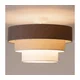 Brilagi - Plafonski luster LUNETA 1xE27/60W/230V O 40 cm siva/krem/bela