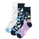 Happy Socks Nogavice mornarska/svetlo modra/lila/bela