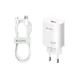 BAVIN Punjač 22.5w Usb A + kabl Type C/ bela