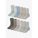 Nike Sportswear Nogavice pesek/svetlo modra/rjava/zelena/pastelno zelena/mauve/bela