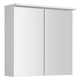 KAWA STRIP LED omarica z ogledalom 70x70x22cm, bela - Bela - 70x70,4x21,6 cm - Aqualine - KAWA - 24 - MDF/laminat - Lepilo - Drugo - 3-delne tuš kabine - 700 - 704 - 216 - IP22 - 990 - 7.8 - LED - 14