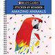 Brain Games - Sticker by Number: Amazing Animals