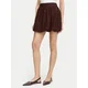 Vero Moda Mini krilo Esther 10355460 Temno rjava Regular Fit
