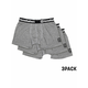 Horsefeathers Dynasty 3Pk moške boksarice heather gray