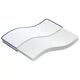 Vidaxl Vzmetnica s spominsko peno bela 140x190x17 cm mehka