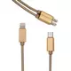 LDNIO (43448) kabl micro USB (muški) na lighting (muški) 1m zlatni