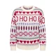 ONLY Pulover ONLXmas HO kremna / svetlo modra / rdeča / črna