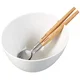 shumee KLAUSBERG KB-7787 BELA PORCELANSKA SKLEDA ZA SOLATO S PRIBOROM