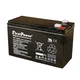FIRST POWER Akumulator 12 V 9 Ah FP1290, Terminal T2, Crni