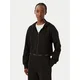 Calvin Klein Jeans Jopa na zadrgo temno rjava / bela
