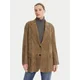 Weekend Max Mara Usnjena jakna Rolanda 2525446071650 Rjava Oversize