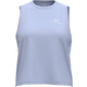 Under Armour Womens Rush Energy Crop Tank Celeste/White L Fitnes majica