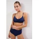 Trendyol Red Bralette Textured Bikini Top