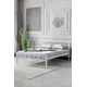 HANAH HOME Bračni krevet K90 White (160 x 200)
