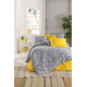 Hanah home Komplet posteljine Parure, 160x220cm,100x200cm, Siva
