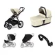 Mestni voziček Thule Urban Glide 4-wheel Soft beige + Bassinet Soft beige SET 5in1