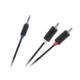 Vtični kabel 3,5-2RCA 1,0 m Cabletech standard