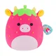 Plišasta igrača Squishmallows Cleary – kravica z vzorcem jagode, 30 cm (248584)