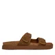 Natikači Tommy Hilfiger Cork Adjustable Suede Sandal FM0FM05869 Rjava