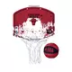 Wilson NBA TEAM MINI HOOP CHICAGO BULLS, tabla s obručem, crvena WTBA1302CHI