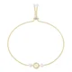 Guess Elegantna pozlačena zapestnica Tiny Pearly JUBB05520JWYGT/U