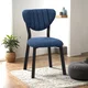 HANAH HOME Trpezarijska stolica Elma Navy Blue