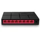 MERCUSYS Switch 8-port MS108G crno-crveni