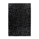 Kayoom RAVNO TKANA PREPROGA Bijou 125 Schwarz / Silber   160/230 cm   črna, srebrne barve